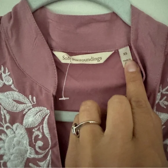 Soft Surroundings Briony Dress Dusty Rose Size XS - Picture 12 of 12